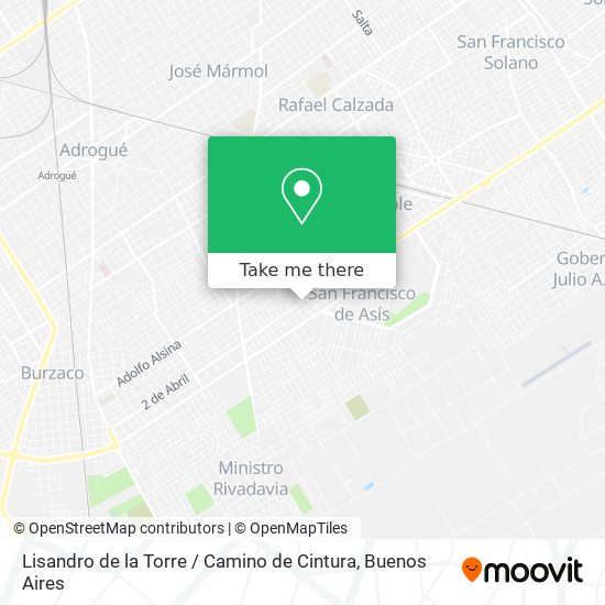 Lisandro de la Torre / Camino de Cintura map