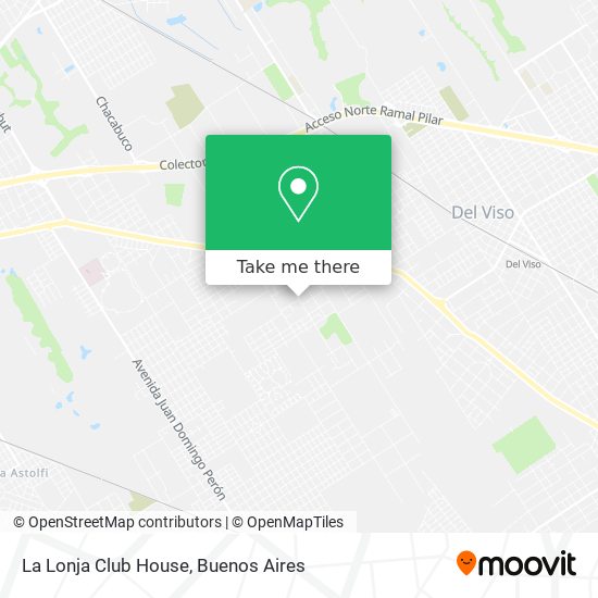 La Lonja Club House map