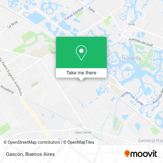 Gascón map
