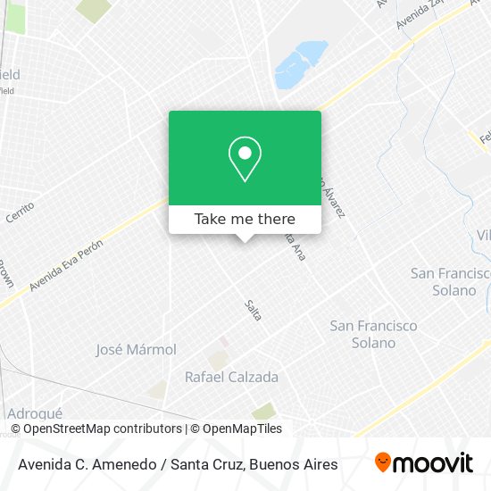 Avenida C. Amenedo / Santa Cruz map