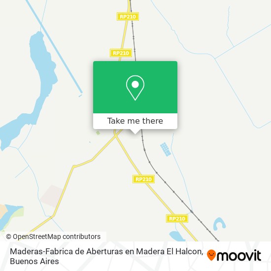 Mapa de Maderas-Fabrica de Aberturas en Madera El Halcon