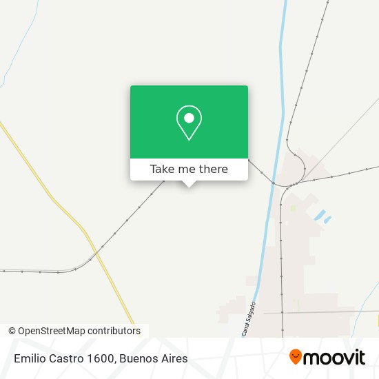 Emilio Castro 1600 map