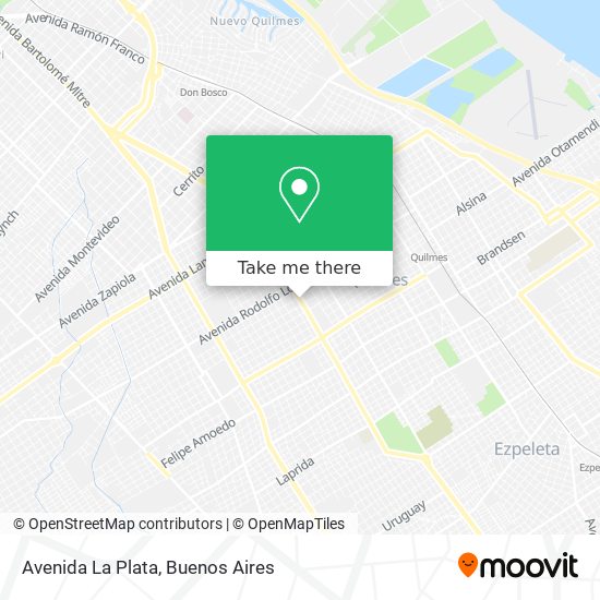 Avenida La Plata map