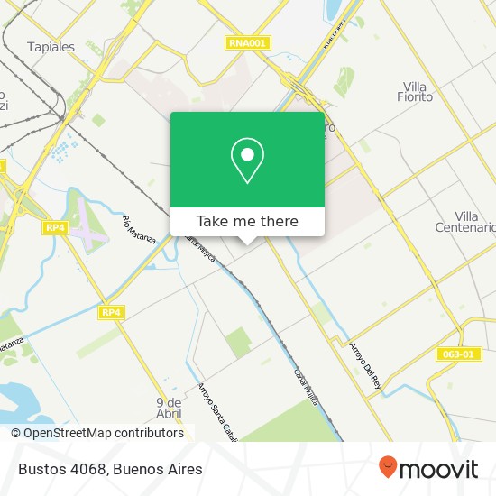 Bustos 4068 map