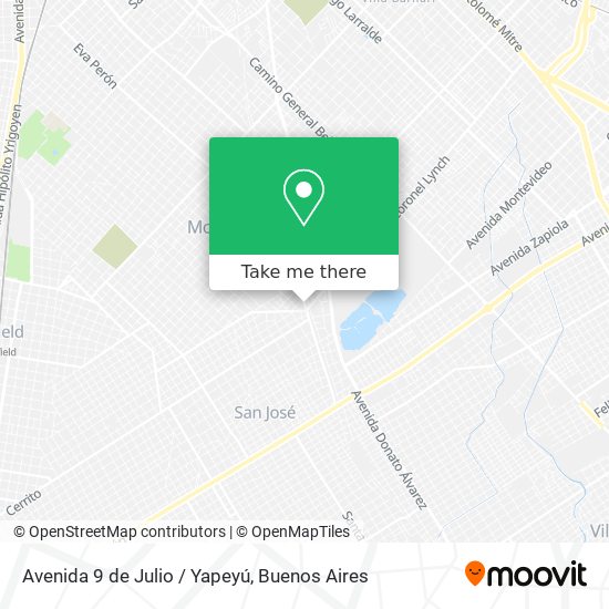 Avenida 9 de Julio / Yapeyú map