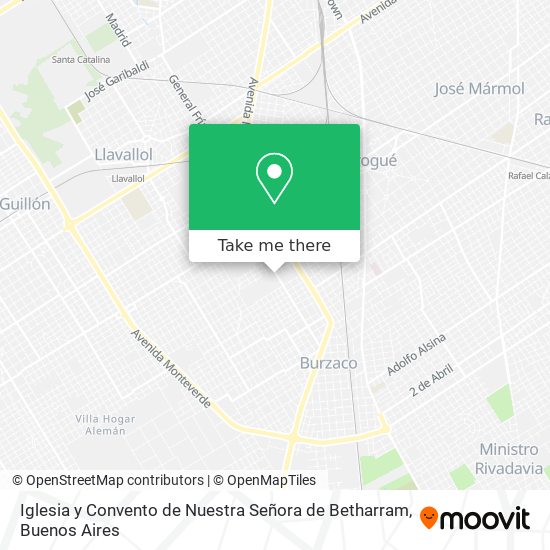Iglesia y Convento de Nuestra Señora de Betharram map