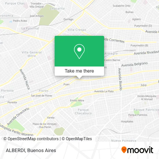 Mapa de ALBERDI
