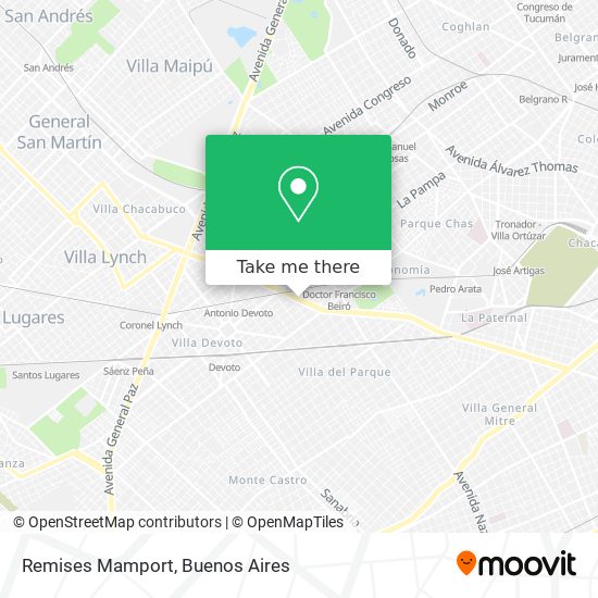Remises Mamport map