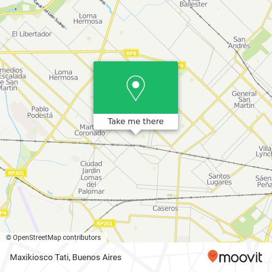 Maxikiosco Tati map