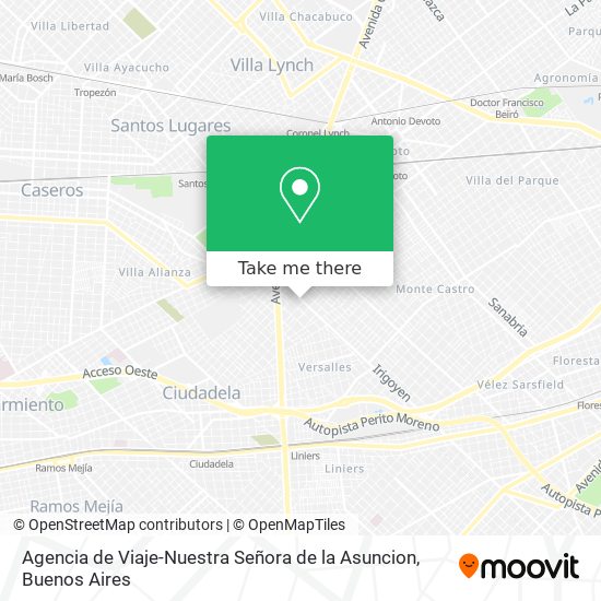 Agencia de Viaje-Nuestra Señora de la Asuncion map