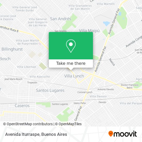 Avenida Iturraspe map