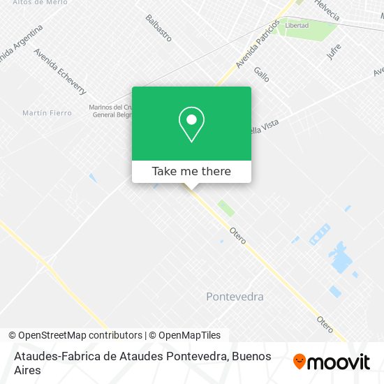 Ataudes-Fabrica de Ataudes Pontevedra map