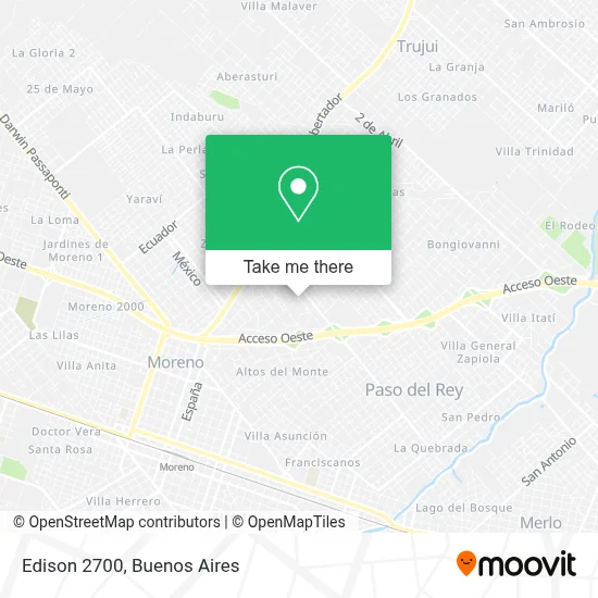 Edison 2700 map