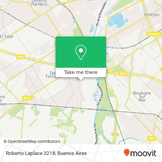 Roberto Laplace 3218 map