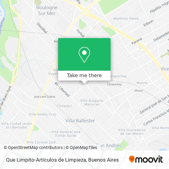 Que Limpito-Artículos de Limpieza map