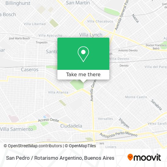 San Pedro / Rotarismo Argentino map