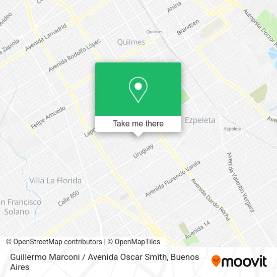Guillermo Marconi / Avenida Oscar Smith map