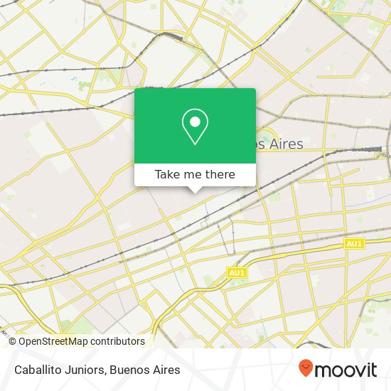 Caballito Juniors map