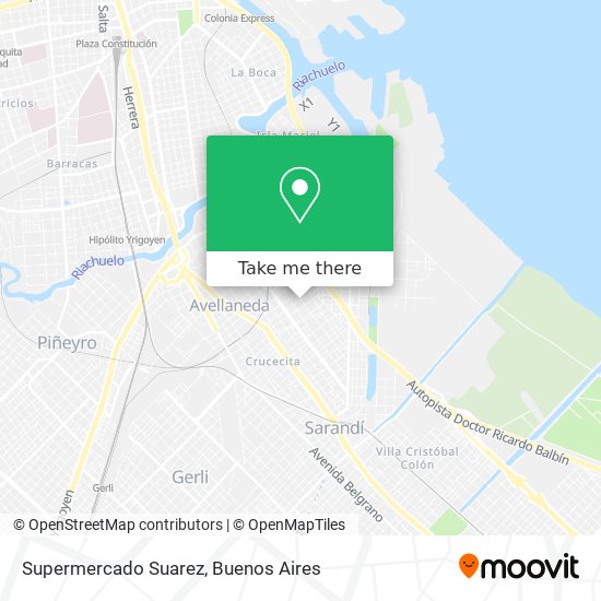 Supermercado Suarez map