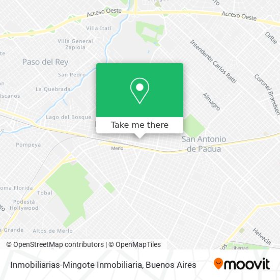 Mapa de Inmobiliarias-Mingote Inmobiliaria