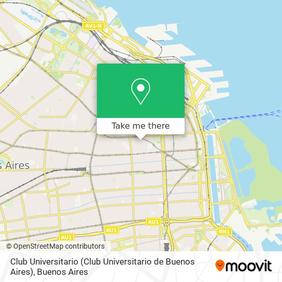 Club Universitario (Club Universitario de Buenos Aires) map