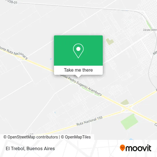 El Trebol map