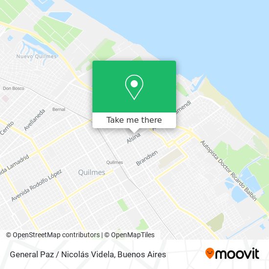 General Paz / Nicolás Videla map