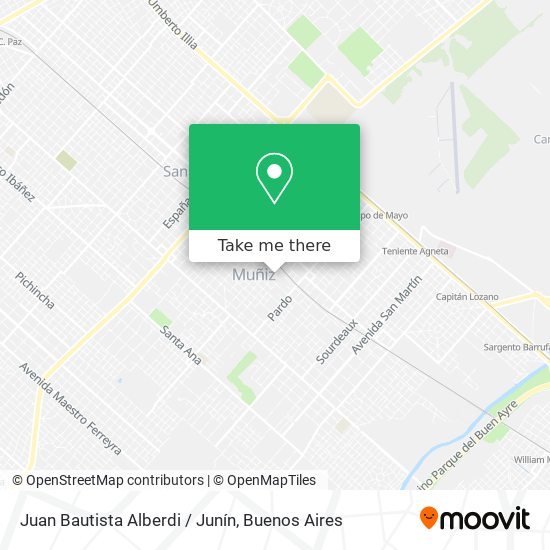 Juan Bautista Alberdi / Junín map