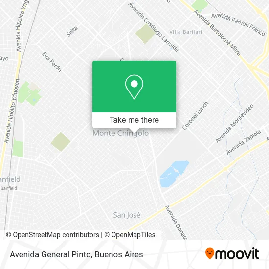 Avenida General Pinto map