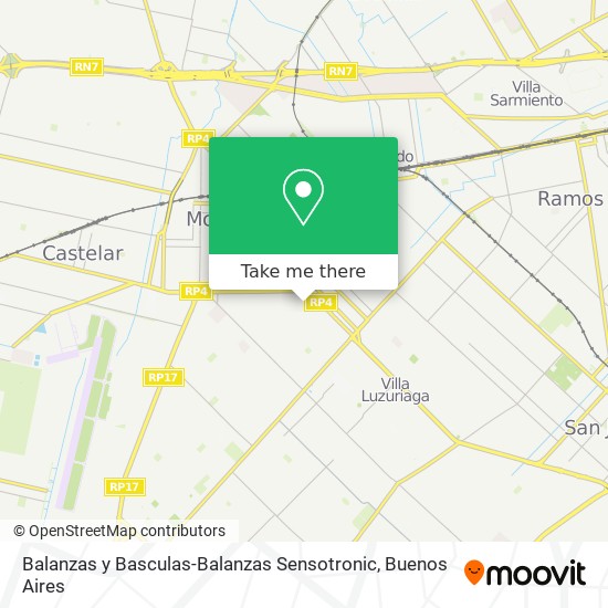 Mapa de Balanzas y Basculas-Balanzas Sensotronic