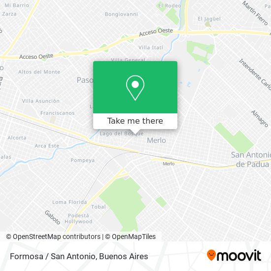 Mapa de Formosa / San Antonio