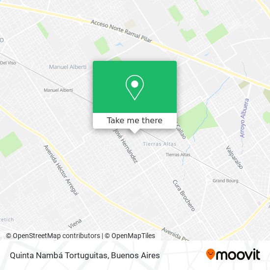 Quinta Nambá Tortuguitas map