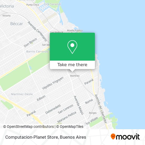 Computacion-Planet Store map