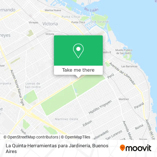 Mapa de La Quinta-Herramientas para Jardinería