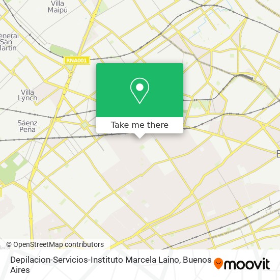 Depilacion-Servicios-Instituto Marcela Laino map