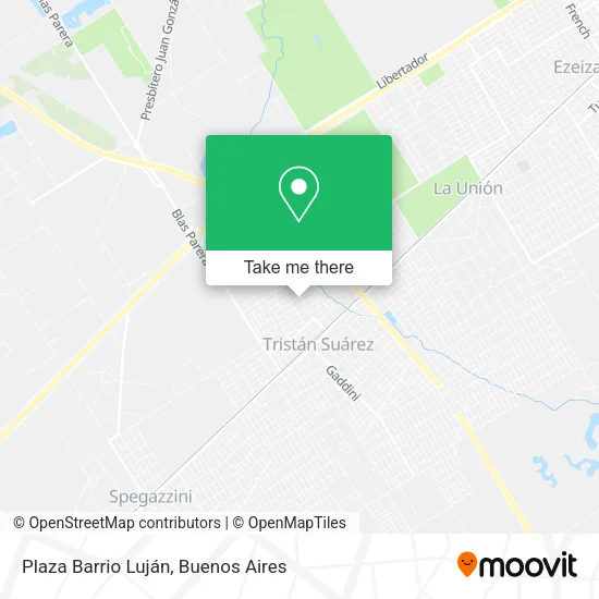 Plaza Barrio Luján map