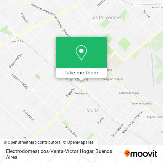 Mapa de Electrodomesticos-Venta-Victor Hogar