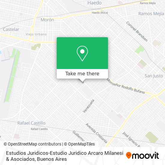 Mapa de Estudios Juridicos-Estudio Juridico Arcaro Milanesi & Asociados