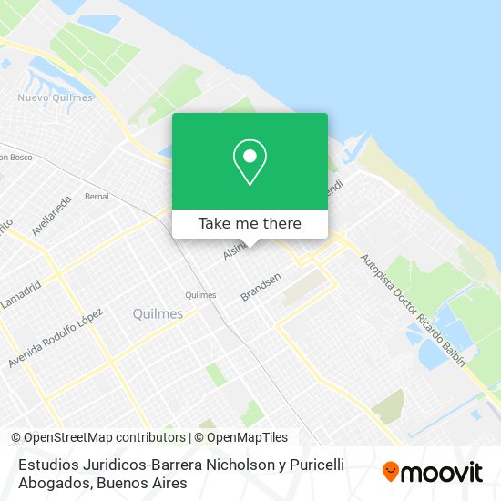 Estudios Juridicos-Barrera Nicholson y Puricelli Abogados map