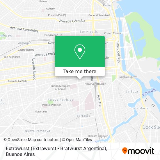 Extrawurst (Extrawurst - Bratwurst Argentina) map