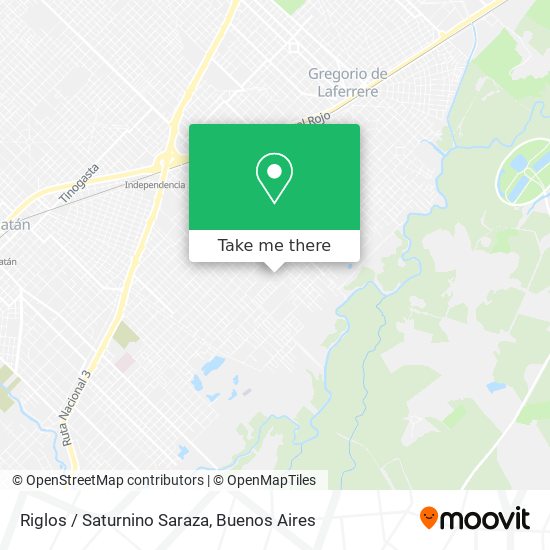 Riglos / Saturnino Saraza map