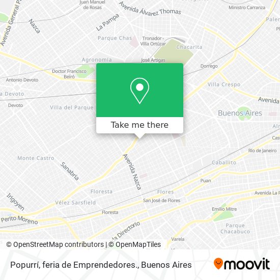 Popurrí, feria de Emprendedores. map