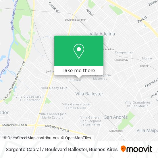 Sargento Cabral / Boulevard Ballester map