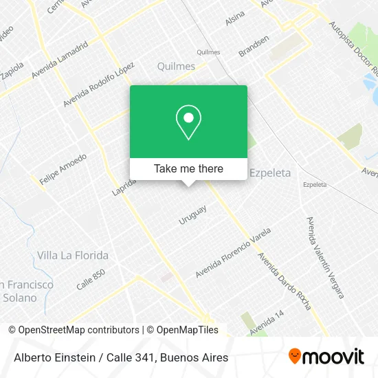 Alberto Einstein / Calle 341 map