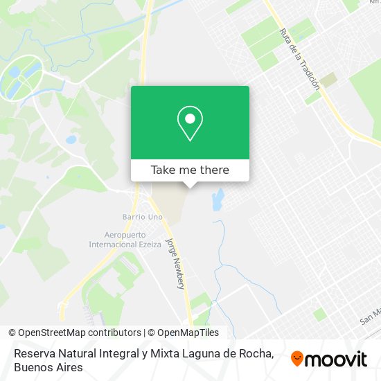 Reserva Natural Integral y Mixta Laguna de Rocha map