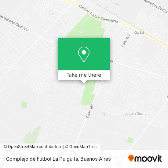 Mapa de Complejo de Fútbol La Pulguita