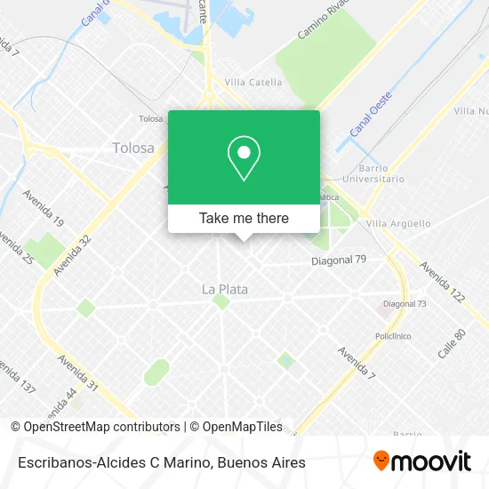 Mapa de Escribanos-Alcides C Marino