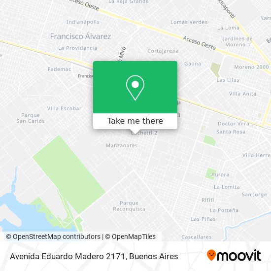 Avenida Eduardo Madero 2171 map