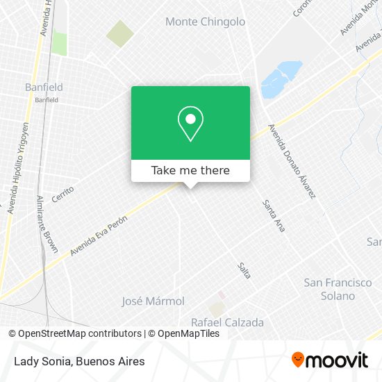 Mapa de Lady Sonia