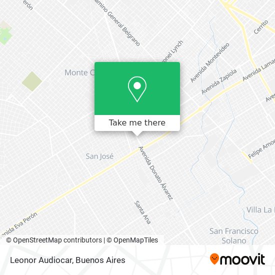 Leonor Audiocar map